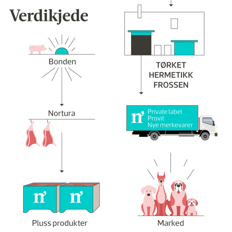Norsk dyremat - infografikk