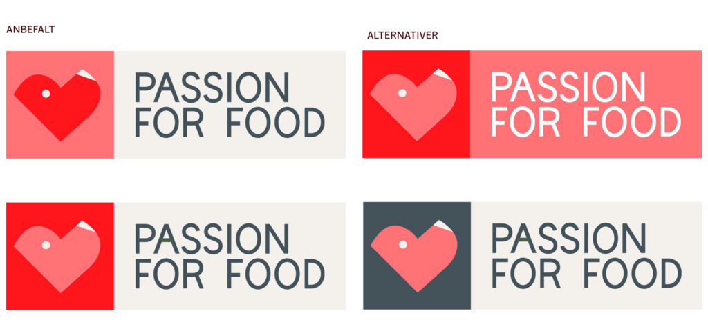 Passion for food logo, hundefôr